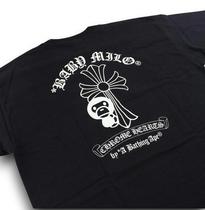 Chrome heart x Bape Tee