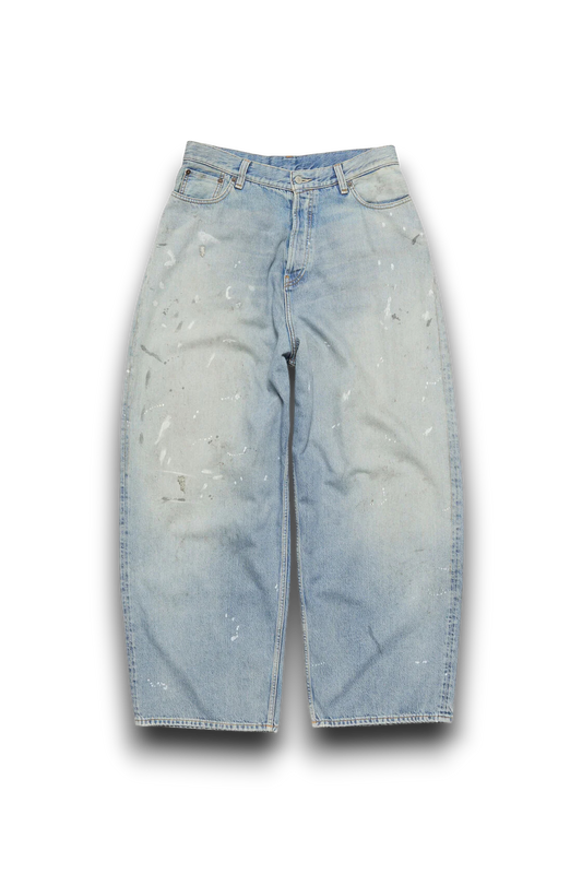 Acne studio loose fit "Paint splatter" Jeans