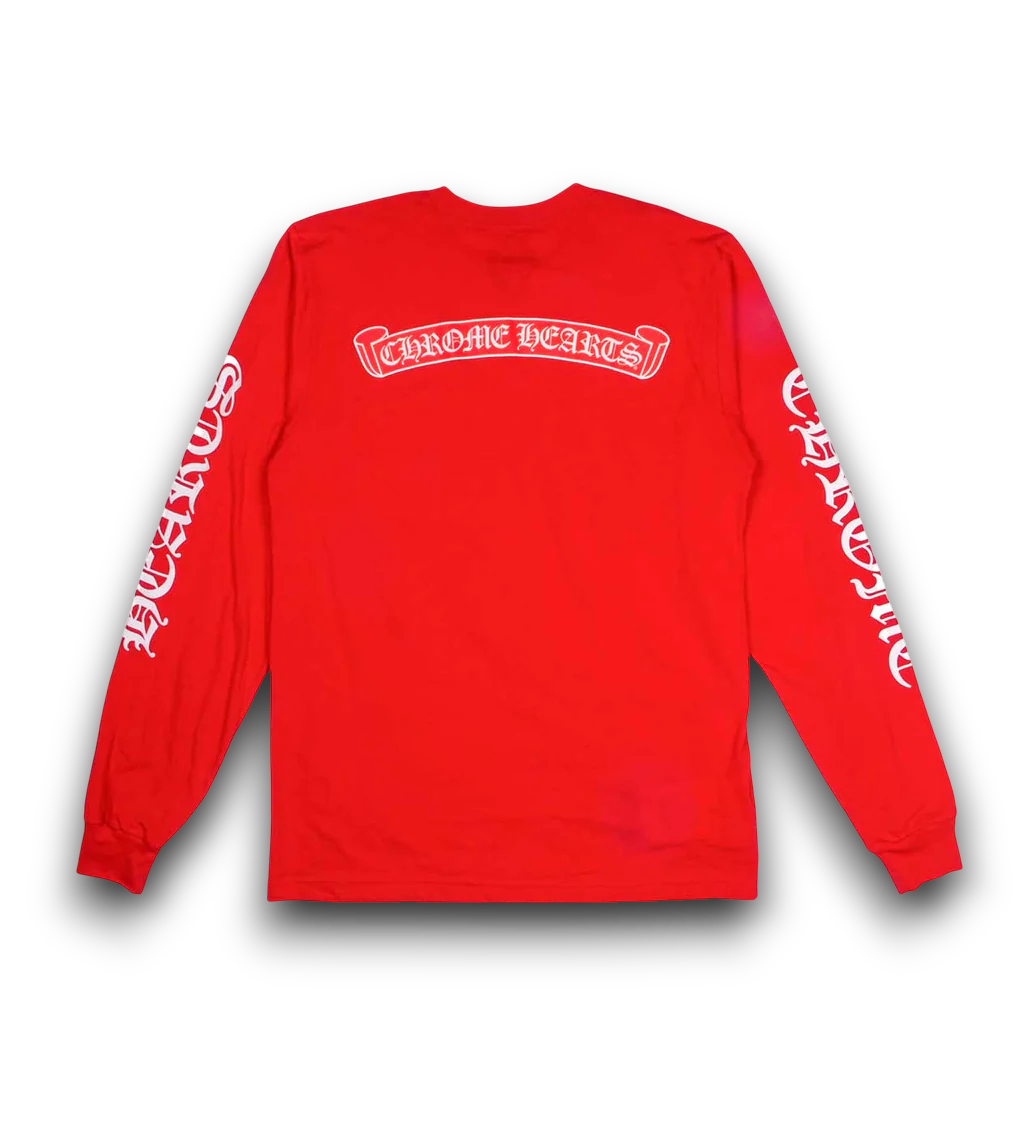 Chrome hearts "Red" Long sleeve