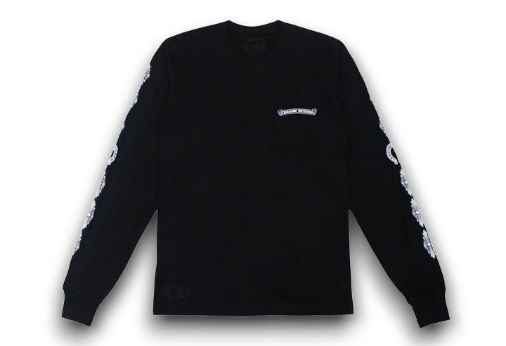 hrome Hearts Floral Cross Shirt